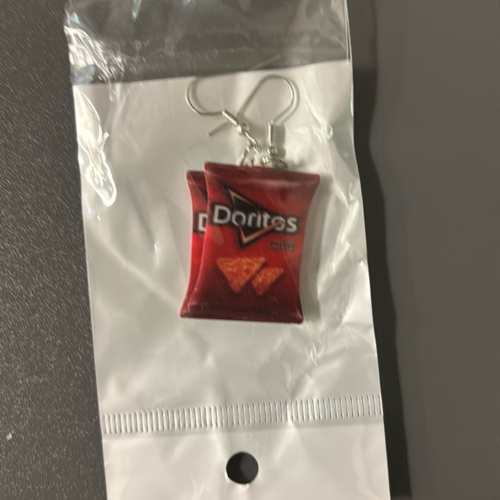 Doritos Chip Bag Earrings